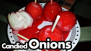 Candied Onion Challenge Halloween Prank [upl. by Marozas]