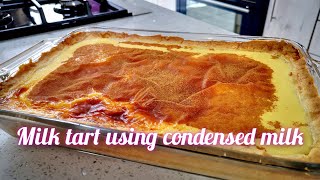 Milk tart Recipe using condensed milk So delicious Enjoy FatimaSydowCooks Milktart [upl. by Harobed330]