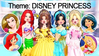 Buying Iconic DISNEY PRINCESS Themes in DRESS to IMPRESS [upl. by Annasor]