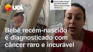 Bebê é diagnosticado com câncer incurável na cabeça 5 dias após o nascimento mãe conta o caso [upl. by Ettelrahc]