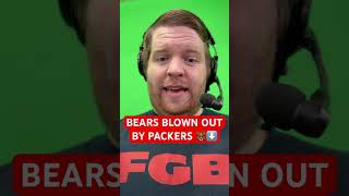 Bears vs Packers INSTANT REACTION shorts [upl. by Hagi]