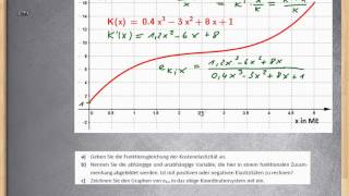 Elastizität berechnen  Elastizitätsfunktion aufstellen ★ Kostenelastizität Teil 1 [upl. by Osei617]