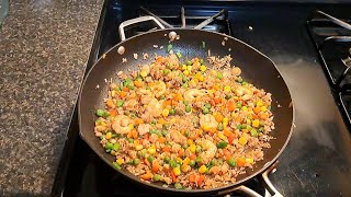 Shrimp Fried Rice [upl. by Ahaelam509]