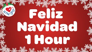 Feliz Navidad with Lyrics 1 Hour Playlist 🎅 Merry Christmas [upl. by Weight910]