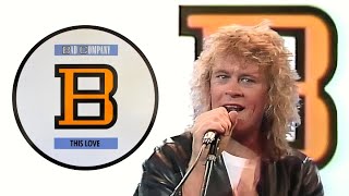 Bad Company  This Love Musikladen Eurotops 1986 [upl. by Von]