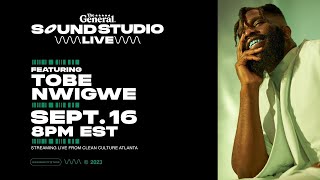 TOBE NWIGWE  THE GENERAL SOUND STUDIO LIVE at clean culture atlanta [upl. by Iaj]