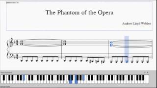 The Phantom of the Opera  Free PDF  Easiest Piano Version [upl. by Tisbe]