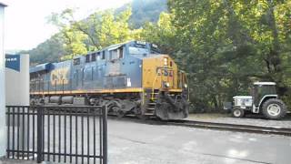 Railfanning Thurmond WV 2014 [upl. by Yuri]