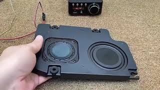 3 inch TV speaker subwoofer  passiver radiator [upl. by Onibag755]