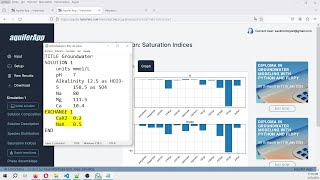 Ejemplo simple de modelamiento de intercambio iónico con Phreeqc y Aquifer App  Tutorial [upl. by Serafine]