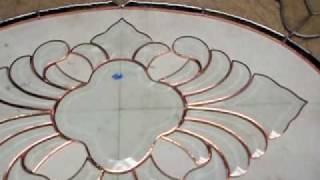 Stained Glass Ideas sg11d project 32x42 StainedGlassManUS [upl. by Ellevel]