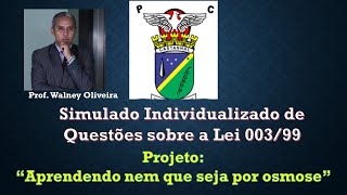 Questões da Lei 00399  RJU da Prefeitura de CastanhalPA 2024 c Walney Oliveira Simulado Resumo [upl. by Odlopoel]