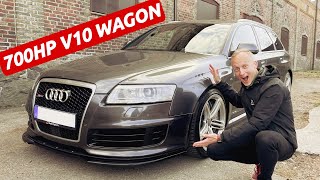 Audi RS6 V10 700HP  should you buy one ITS FAST [upl. by Aihsenak]