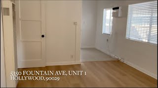 5350 Fountain Ave Unit 1 Hollywood 90029 [upl. by Ballinger]