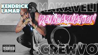 2pac Makaveli AI  Reincarnation Kendrick Lamar Remix Slowed Down Version [upl. by Ciro]