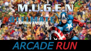 MUGEN Sic1s Ultimate Captain America Arcade Run [upl. by Monaco811]