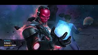 Red Skull VS Galactus in Marvel Future Fight [upl. by Aihtnic625]