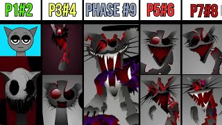 Phase 1 VS Phase 2 VS Phase 3 VS Phase 4 VS Phase 5 VS Phases 79 in Incredibox Sprunki [upl. by Landon]