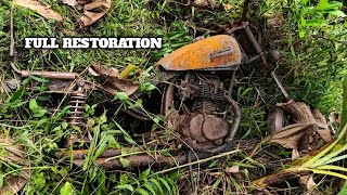 FULL RESTORATION 1977 HONDA CG125  Rebuild HARLEY MODELS Abandoned  TimeLapse [upl. by Lindley]