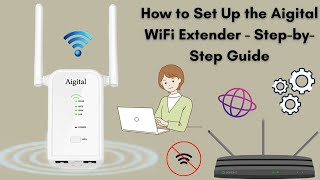 How to Setup the Aigital WiFi Extender  StepbyStep Guide [upl. by Atteoj]