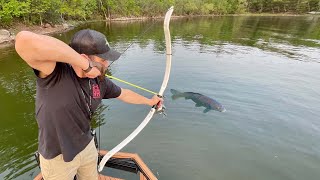 Bowfishing With a Homemade Recurve Bow FISH EVERYWHERE [upl. by Garlinda875]