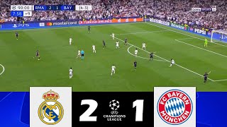 Real MadridFC Bayern München 21  UEFA Champions League 2024  Highlights del Partita [upl. by Eidua]