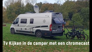 Tv kijken in de camper met een Chromecast via je gsm [upl. by Graham]