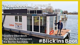 Besichtigung Hausboot Loreen  Nautic Living [upl. by Scotney]