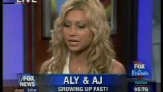 Aly amp AJ on Fox amp Friends  71007 [upl. by Laerol754]