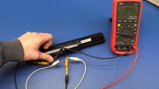 How to Test a Laptop Battery  EcProjects [upl. by Carmella]