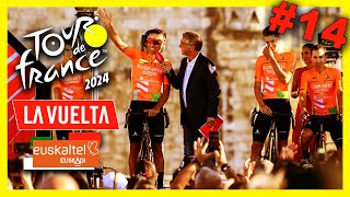 TOUR DE FRANCE 2024 La Vuelta con Euskaltel Euskadi 14 VRJUEGOS [upl. by Corabella311]