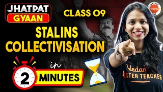 🚀 Stalins Collectivisation Explained CBSE Class 9 History Overview 📚🔍 [upl. by Hannahc]