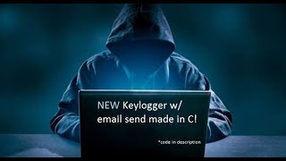 Keylogger w email send made in C v20 code in desc  IncludeCoffee [upl. by Ardnekahs]