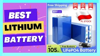 Best LiFePO4 Battery Rechargeable Cell Free Busbars [upl. by Ayyidas453]