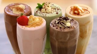 5 Homemade Ice Cream Milkshake Recipes [upl. by Scever]