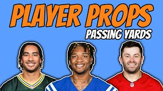 NFL Passing Props  NFL SEASON LONG LOCKS [upl. by Jessamine]