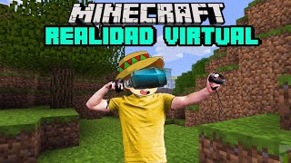 MI PRIMERA VEZ en MINECRAFT REALIDAD VIRTUAL 😲 SILVIOGAMER [upl. by Grati]