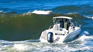 📛 ATTENTION OCÉAN DÉCHAÎNÉ À CAPBRETON LES BATEAUX SONT PRIS DANS UN FORT COURANT 🌊⚠️ [upl. by Aciretnahs]