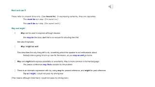 Advanced grammar Modals present and future modals present and future [upl. by Kammerer]