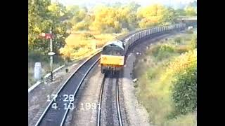 Trains at Aynho Junction 1991 [upl. by Birdie140]