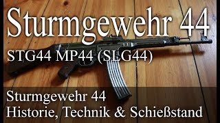 STG44 MP44 SLG44 8x33 kurz Historie Funktion Technik Slow Motion [upl. by Oiracam]