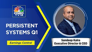 LIVE  Persistent Systems Q1 Results Consolidated Net Profit Comes In At ₹2288 Crore  CNBC TV18 [upl. by Ilse]