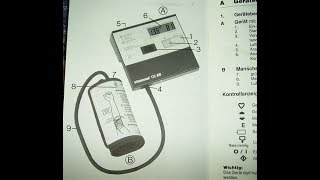 Functional check Blood Pressure Monitor Visomat OZ 20 [upl. by Tamarah706]