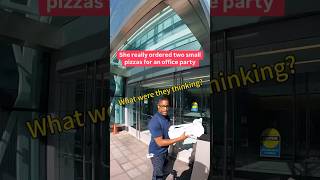 Who orders 2 pizzas for 40 people ubereats delivery shorts [upl. by Gabe]