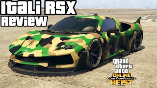 Itali RSX review  GTA Online guides [upl. by Einnahc395]