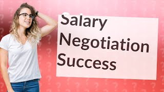 How Can I Successfully Negotiate My Salary After a Job Offer [upl. by Annor208]