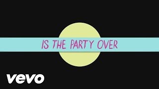 Amelia Lily  Party Over Official Lyric Video [upl. by Iv]