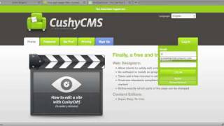 How to install and edit with CushyCMS in under 5 minutes [upl. by Sprage]