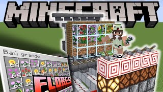 Como Fazer uma Farm de Flores e Baga Brilhante no Minecraft 🌸✨  Download da Construção 🛠️ [upl. by Eirahcaz]