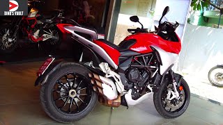 MV Agusta Turismo Veloce 800 First Ride Review BikesDinos [upl. by Aniez]